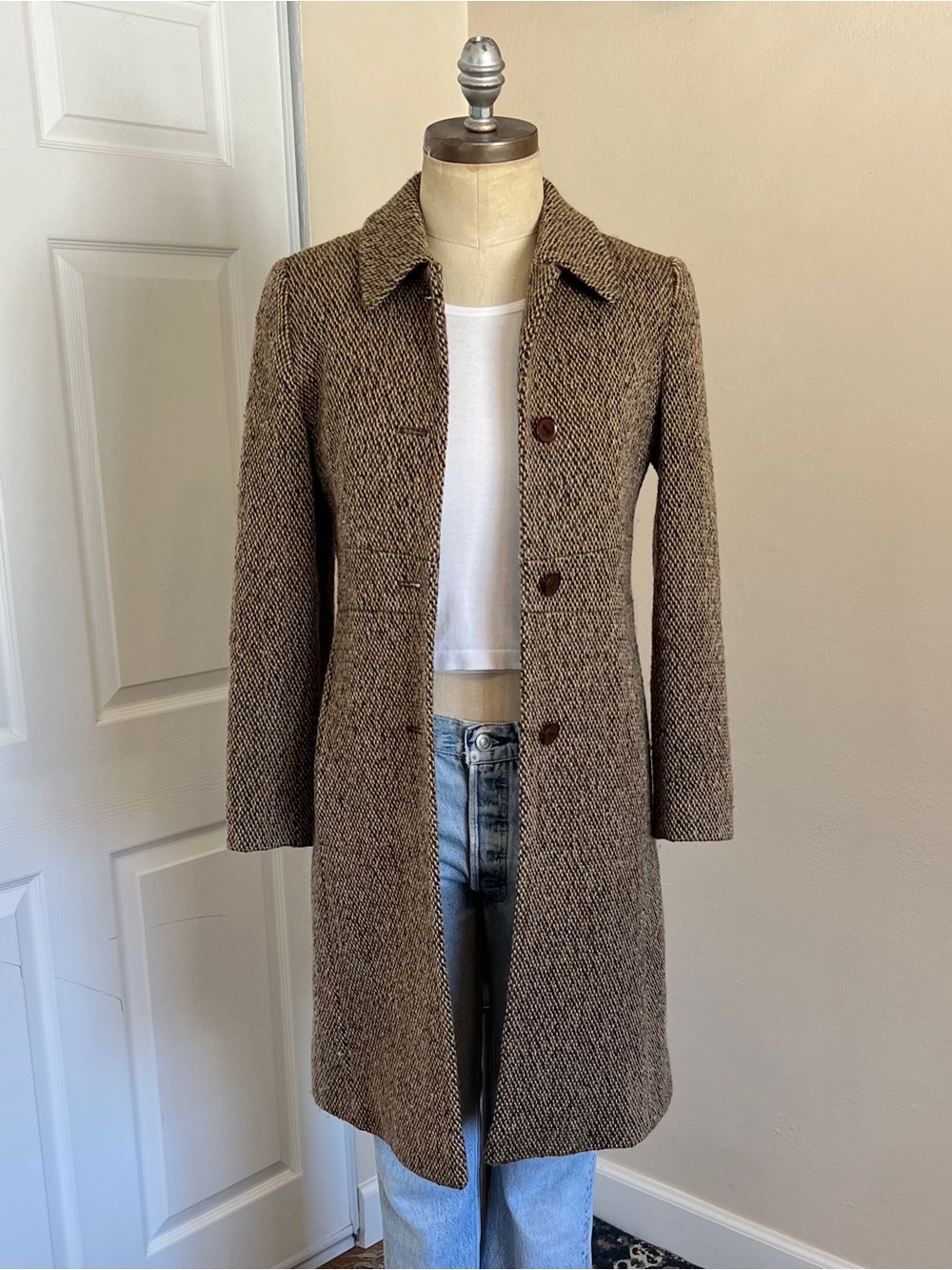 Via Spiga Wool Blend Coat